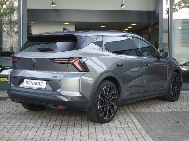 Renault SCENIC E-Tech EV87 long range esprit Alpine / NAVI / CAMERA / PDC 360 / ADAPT. CRUISE / MASSAGE / STOELV. / STUURV. / ELEK. ACHTERKLEP / WARMTEPOMP / KEYLESS / CLIMATE / APPLE CARPLAY / 20'' LMV ALL-SEASON