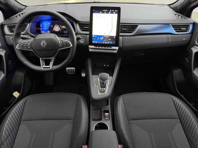 Renault Symbioz E-Tech Full Hybrid 145 Esprit Alpine Automaat / Fabrieksgarantie tot 4-2027 / Panoramadak / 360 Camera / Adaptieve Cruise / Navigatie / Apple Carplay & Android Auto / Elektr. Achterkep / Stoel & Stuurwielverwarming /