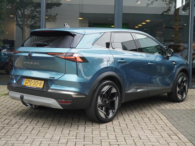 Renault Symbioz 1.6 E-Tech full hybrid 145 iconic AUTOMAAT / ALLE OPTIES / SOLARBAY PANO / TREKHAAK / HARMAN KARDON / NAVI / 360° CAMERA / PDC / ELEK. STOELEN / STOELV. / STUURV. / VOORRUITV. / ELEK. ACHTERKLEP / BLINDSPOT / KEYLESS / CLIMATE / 19'' LMV