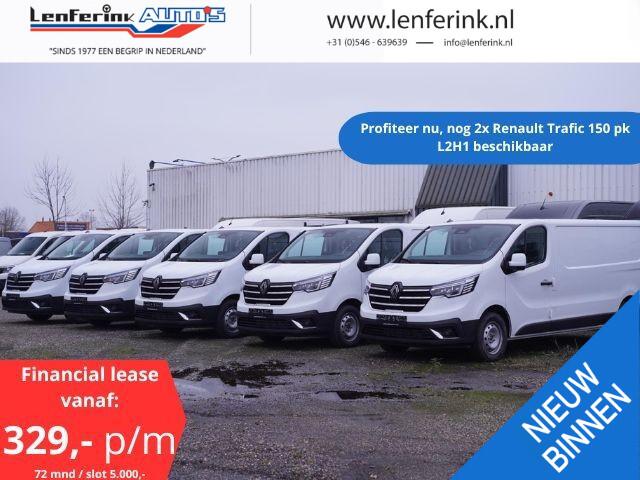 Renault TRAFIC 2.0 DCi 150 pk L2H1 Nog 2 stuks direct leverbaar Airco, Camera, Apple Carplay, Cruise Control, 3-Zits