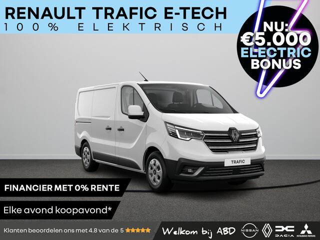 Renault TRAFIC Gesloten Bestel L2H1 E-TECH Electric 120 1AT Advance | Achteruitrijcamera | Airconditioning | C-Shape LED dagrijverlichting