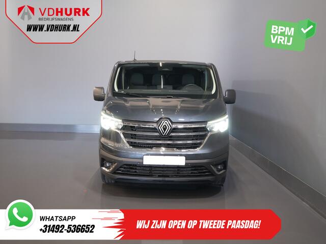 Renault TRAFIC 2.0 dCi 130 pk L2 BPM VRIJ! DC Dubbel Cabine LED/ 2xSchuifdeur/ Navi/ Carplay/ Camera/ PDC/ Cruise