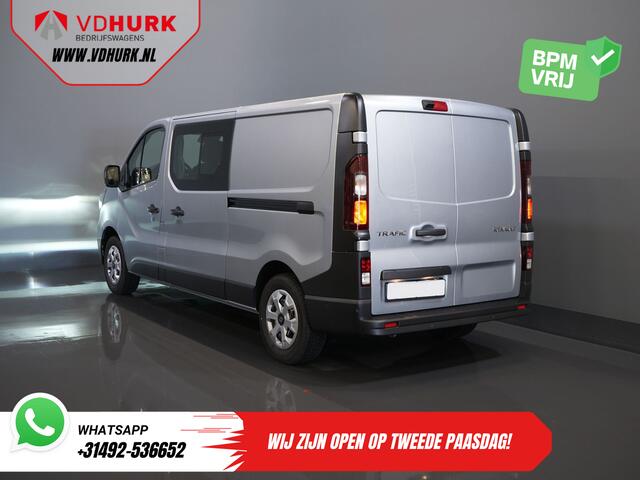Renault TRAFIC 2.0 dCi 130 pk L2 BPM VRIJ! DC Dubbel Cabine LED/ 2xSchuifdeur/ Navi/ Carplay/ Camera/ PDC/ Cruise