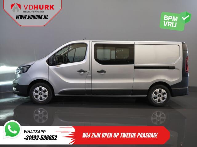 Renault TRAFIC 2.0 dCi 130 pk L2 BPM VRIJ! DC Dubbel Cabine LED/ 2xSchuifdeur/ Navi/ Carplay/ Camera/ PDC/ Cruise