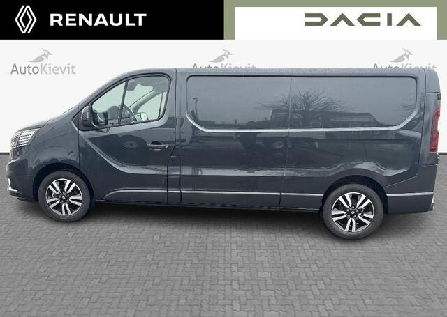 Renault TRAFIC 2.0 Blue dCi 170 T30 L2H1 Extra - Reservewiel / Alarm / 17\" lichtmetalen velgen 'Avens Noir Diamantée' in aluminium en zwart,Houten laadvloer