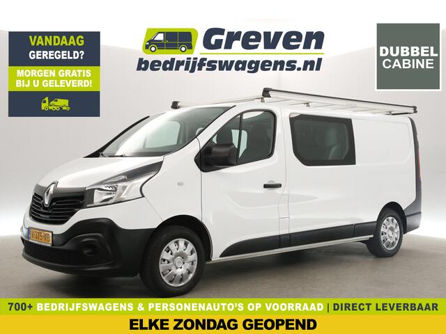 Renault TRAFIC 1.6 dCi T29 L2H1 | Dubbele Cabine | 6 Persoons | Airco Cruise Navi Trekhaak PDC Imperiaal Elektrpakket
