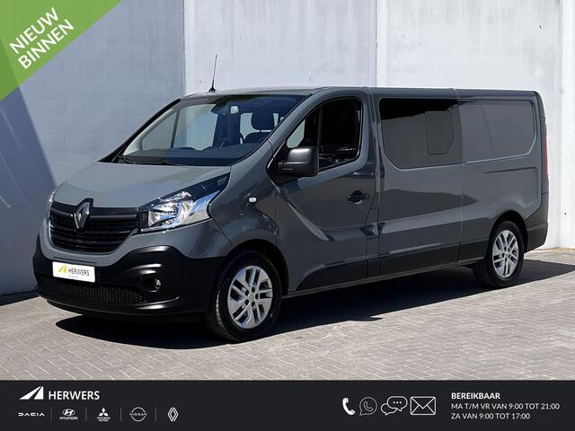 Renault TRAFIC 2.0 dCi 120 T29 L2H1 DC Work Edition 5 persoons / Dealer onderhouden / Trekhaak 2.000kg / Dubbel Cabine / Airco / Getinte ruiten / 17" LM wielen / Stoelverwarming /