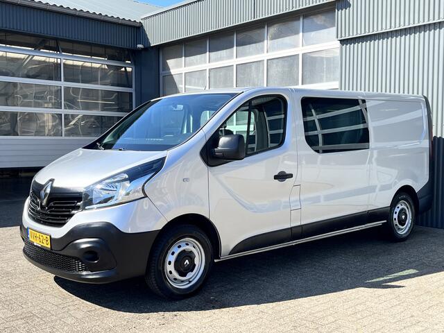 Renault TRAFIC 1.6 dCi L2H1 DC Bpm vrij Airco Cruise controle Navigatie 5 persoons Dubbele cabine Euro 6 Lang Verlengde wielbasis 1e eigenaar Ex overheid