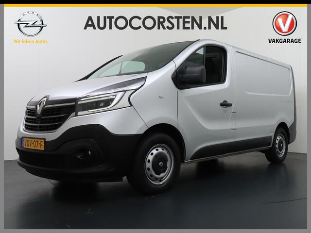 Renault TRAFIC 1.6dCi 96 T29 L1H1 3-Persoons Trekhaak Ecc Navi Camera Regen/Lichtsensor Cruise Control Pdc Bluetooth Led Schuifdeur Betonplex vloer Wandbekleding Comfort 1e Eigenaar Euro 6 Facelift model 2.000kg trekvermogen