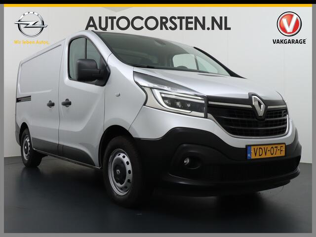 Renault TRAFIC 1.6dCi 96 T29 L1H1 3-Persoons Trekhaak Ecc Navi Camera Regen/Lichtsensor Cruise Control Pdc Bluetooth Led Schuifdeur Betonplex vloer Wandbekleding Comfort 1e Eigenaar Euro 6 Facelift model 2.000kg trekvermogen