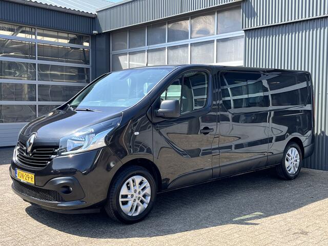 Renault TRAFIC 1.6 dCi T29 L2H1 DC 126pk Airco Cruise controle Trekhaak 2000kg Telefoonvoorbereiding Parkeerhulp achter Verlengde wielbasis 5-Persoons Euro 6 Bpm vrij voor particulier gebruik