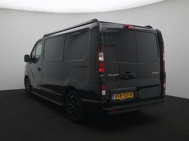 Renault TRAFIC 2.0 dCi 170 T29 L1H1 DC Luxe | Dubbele Cabine | Airco | Bijrijdersstoel 'comfort' | Lichtmetalen wielen 17" 'Cyclade' | Vast raam in linker paneel | Zijschuifdeur rechts met vast raam | Achteruitrijcamera | Kolom, afdekstrip, voor- en achterbumper, buiten
