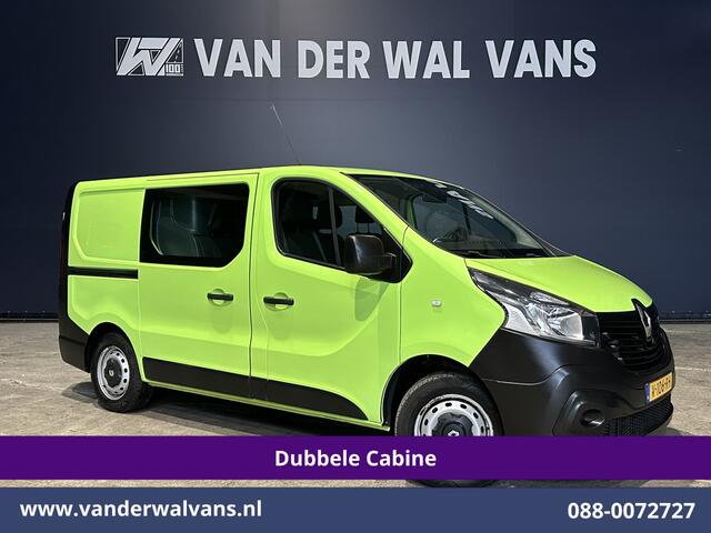 Renault TRAFIC 1.6 dCi 122pk inrichting L1H1 Dubbele cabine Euro6 Airco | 6-Zits | Navigatie Trekhaak, Cruisecontrol, Parkeersensoren, Bijrijdersbank