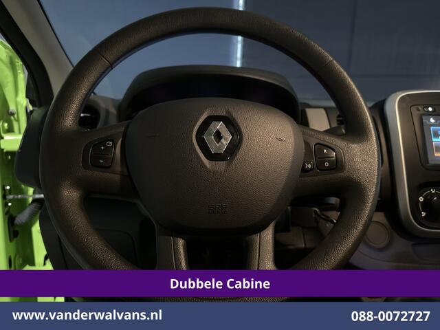 Renault TRAFIC 1.6 dCi 122pk inrichting L1H1 Dubbele cabine Euro6 Airco | 6-Zits | Navigatie Trekhaak, Cruisecontrol, Parkeersensoren, Bijrijdersbank