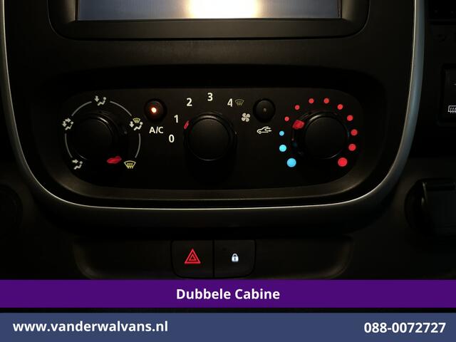 Renault TRAFIC 1.6 dCi 122pk inrichting L1H1 Dubbele cabine Euro6 Airco | 6-Zits | Navigatie Trekhaak, Cruisecontrol, Parkeersensoren, Bijrijdersbank