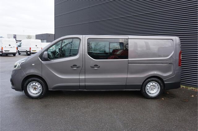 Renault TRAFIC 146pk Euro6 L2H1 Dubbele cabine 2x Schuifdeur Navi Trekhaak Cruise control 17" Velgen