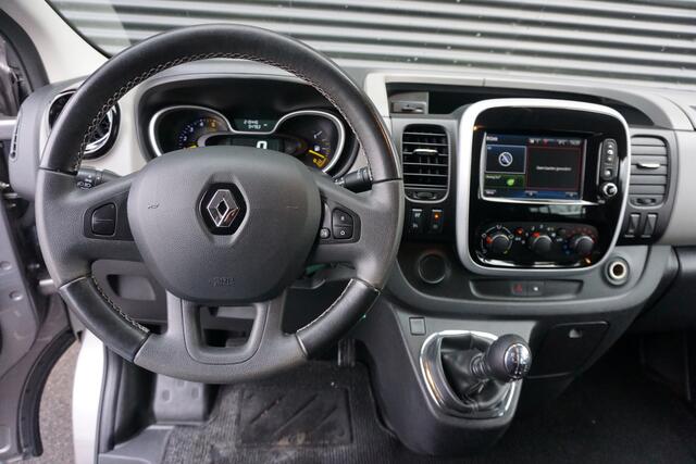 Renault TRAFIC 146pk Euro6 L2H1 Dubbele cabine 2x Schuifdeur Navi Trekhaak Cruise control 17" Velgen