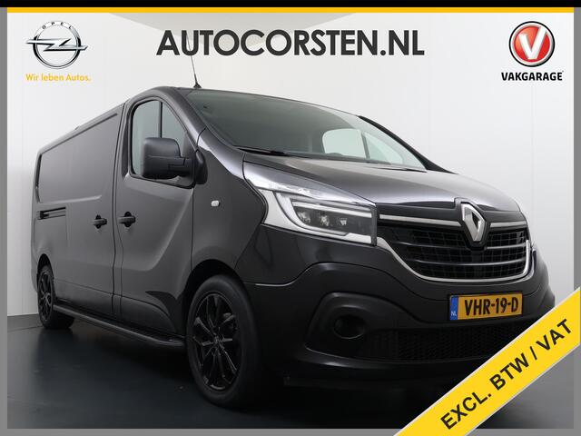 Renault TRAFIC 2.0DCI 145PK T29 L2H1 Comfort 3-Persoons Trekhaak Apple Carplay Android Navi Airco Cruise Control Bluetooth Lmv Pdc Betonplex Vloer Wandbetimmering Schuifdeur Sidebars Euro 6 Origineel Nederlandse Auto