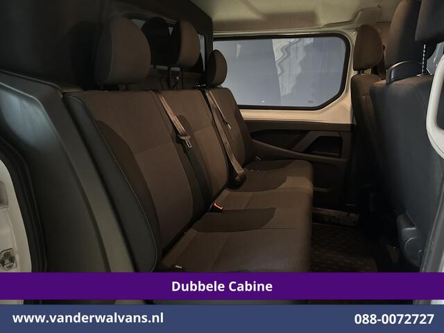 Renault TRAFIC 2.0 Blue dCi 131pk L2H1 Dubbele Cabine Euro6 Fabrieksgarantie Airco | 6-Zits | Apple Carplay | LED 2500kg Trekhaak, Android Auto, Cruisecontrol, Parkeersensoren, Bijrijdersbank