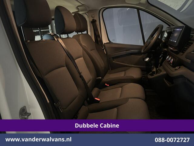 Renault TRAFIC 2.0 Blue dCi 131pk L2H1 Dubbele Cabine Euro6 Fabrieksgarantie Airco | 6-Zits | Apple Carplay | LED 2500kg Trekhaak, Android Auto, Cruisecontrol, Parkeersensoren, Bijrijdersbank