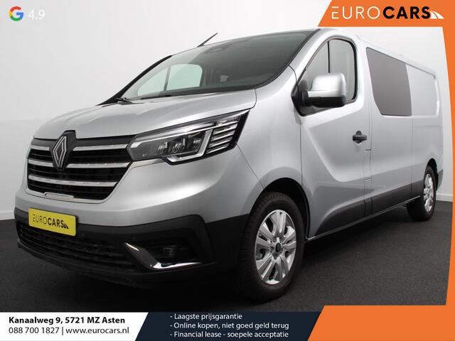 Renault TRAFIC 2.0 Blue dCi 150 T30 L2H1 Advance Dubbele cabine Navigatie Airco Lichtmetalen velgen Betimmering Trekhaak Camera Parkeer sensoren Dab