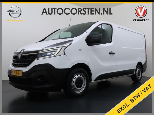 Renault TRAFIC 2.0dCi 120PK T29 L1H1 3-Persoons Navi Euro 6 Apple Carplay Android Auto Cruise Control Pdc Comfort Betonplex Vloer Wandbetimmering Schuifdeur Led Origineel Nederlandse Bus