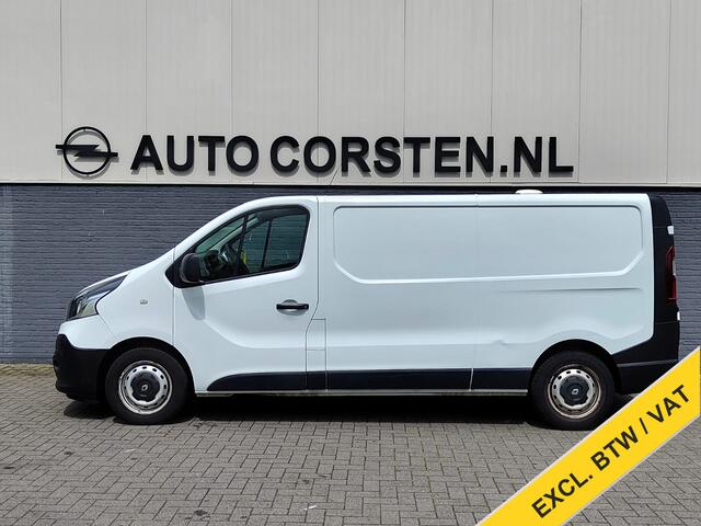 Renault TRAFIC 1.6 dCi 126PK T29 L2H1 3-Persoons Euro 6 Trekhaak Airco Navi Cruise Control Bluetooth Pdc Comfort Energy Betonplex vloer Wandbetimmering Schuifdeur Achterdeuren Origineel Nederlandse Auto
