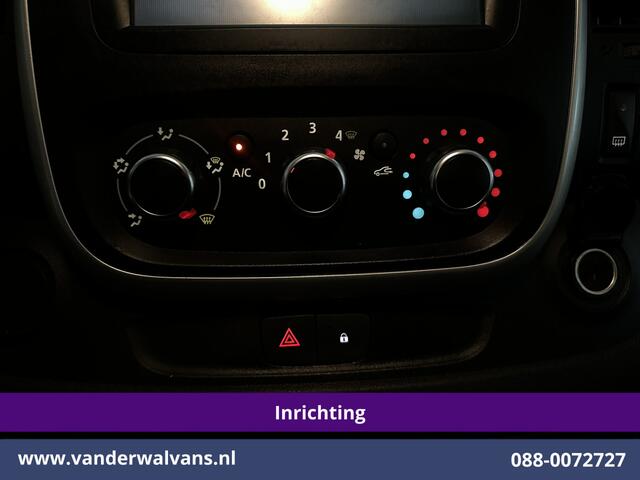 Renault TRAFIC 1.6 dCi L1H1 Inrichting Euro6 Airco | Navigatie | LED | Trekhaak | Cruisecontrol Parkeersensoren, Bijrijdersbank