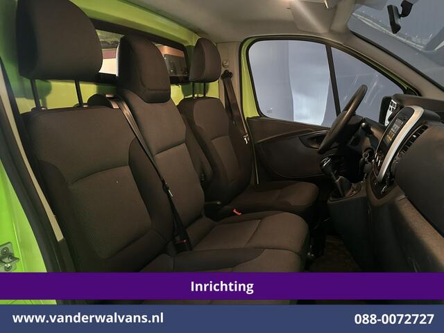 Renault TRAFIC 1.6 dCi L1H1 Inrichting Euro6 Airco | Navigatie | LED | Trekhaak | Cruisecontrol Parkeersensoren, Bijrijdersbank