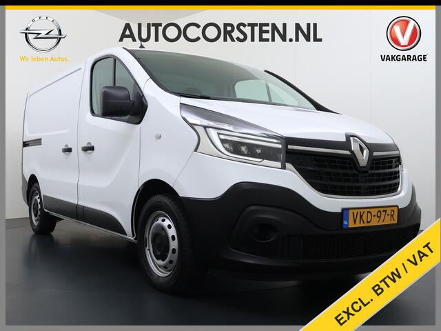 Renault TRAFIC 2.0dCi 120PK T29 L1H1 Trekhaak Airco Navi Euro 6 Cruise Control Bluetooth Pdc Betonplex Vloer Wandbetimmering Schuifdeur 2.000KG Trekgewicht 1e Eigenaar Origineel Nederlandse Auto