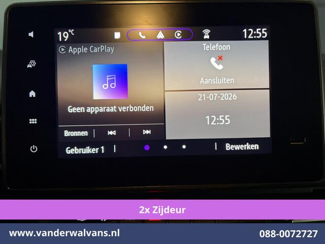 Renault TRAFIC 2.0 Blue dCi 150pk Automaat L2H1 Euro6 Airco | 2x zijdeur | LED | Apple Carplay Cruisecontrol, Parkeersensoren, Bijrijdersbank