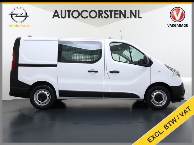 Renault TRAFIC 2.0DCi 120PK T29 Euro 6 3-Persoons 2X Schuifdeur Trekhaak Navi Airco Bluetooth Cruise Control DAB L1H1 Betonplex vloer Wandbetimmering 2.000KG Trekgewicht 1e Eigenaar Origineel Nederlandse Auto