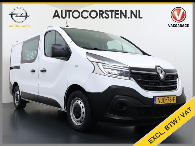 Renault TRAFIC 2.0DCi 120PK T29 Euro 6 3-Persoons 2X Schuifdeur Trekhaak Navi Airco Bluetooth Cruise Control DAB L1H1 Betonplex vloer Wandbetimmering 2.000KG Trekgewicht 1e Eigenaar Origineel Nederlandse Auto