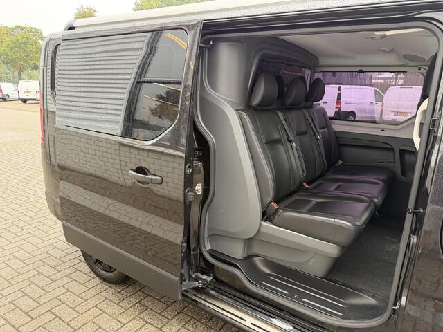 Renault TRAFIC 2.0 dCi 145pk T29 L2H1 Luxe DC 5 persoons / vaste prijs rijklaar € 17.950 ex btw / lease vanaf € 302 / euro 6 / bpm vrij / zwart metallic / leer / airco / cruise / navi / camera ! – foto 7