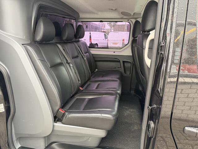 Renault TRAFIC 2.0 dCi 145pk T29 L2H1 Luxe DC 5 persoons / vaste prijs rijklaar € 17.950 ex btw / lease vanaf € 302 / euro 6 / bpm vrij / zwart metallic / leer / airco / cruise / navi / camera ! – foto 8