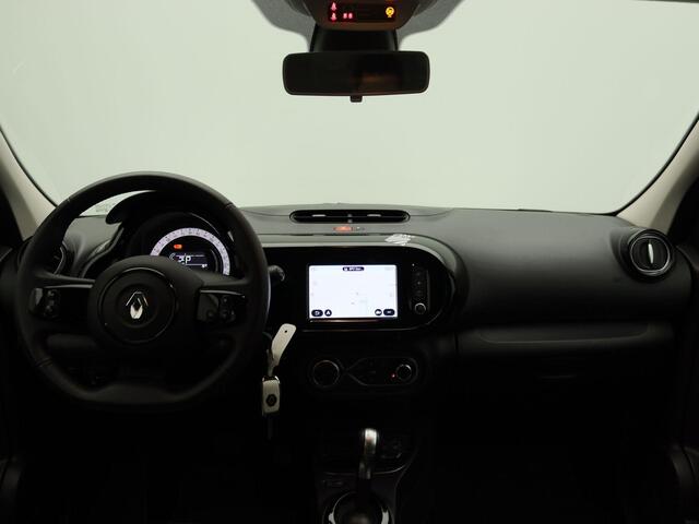 Renault TWINGO Z.E. R80 E-Tech Série Limitée Urban Night 22 kWh | Parkeersensoren achter met achteruitrijcamera | EASY LINK Navigatie met Apple CarPlay & Android Auto | Metaalkleur | Privacy Glass | Lichtmetalen velgen |