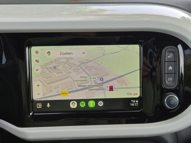 Renault TWINGO Z.E. R80 Intens Automaat / Accu SOH 92,59% / Apple Carplay Android Auto / Cruise control / Achteruitrijcamera / Climate control / Navigatie / Parkeersensoren achter / Lichtmetalen wielen 15" /