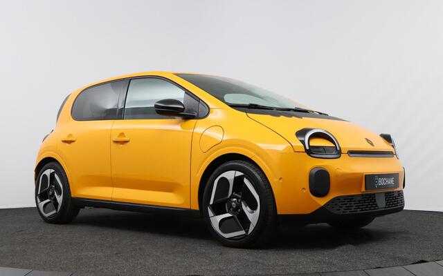 Renault TWINGO urban range techno 27.5 kWh | Pack Privilége | 18" Velgen | Jaune Mango! |