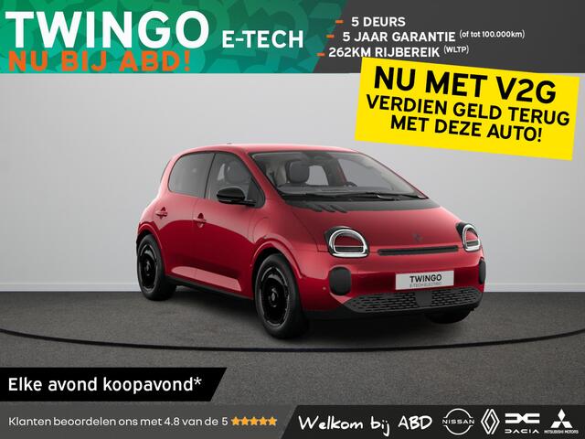 Renault TWINGO Techno Urban range | Achteruitrijcamera | LED-achterlichten | LED-dagrijverlichting met specifiek vormgegeven lichtsignatuur