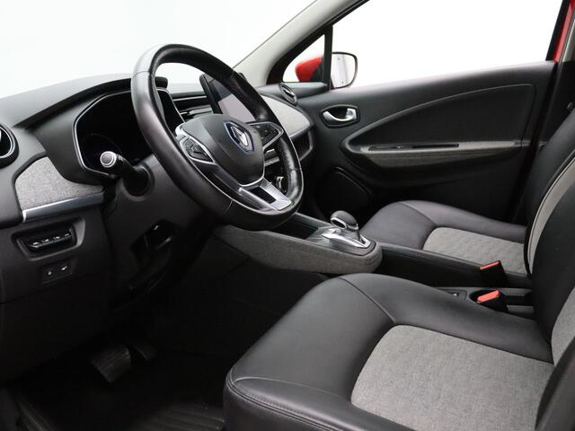 Renault ZOE 136pk R135 Intens 52 kWh HUURBATTERIJ Camera | Cruise | Navi | Parkeersens. v+a | Stoel-/stuurverw.