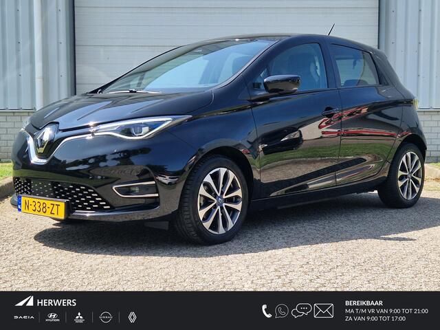 Renault ZOE R135 Intens 52 kWh (ex Accu) / Dealer Onderhouden / SOH 89% / Achteruitrijcamera / Navigatie / Apple Carplay & Android Auto / Dode Hoek Sensoren / Lichtmetalen Velgen /