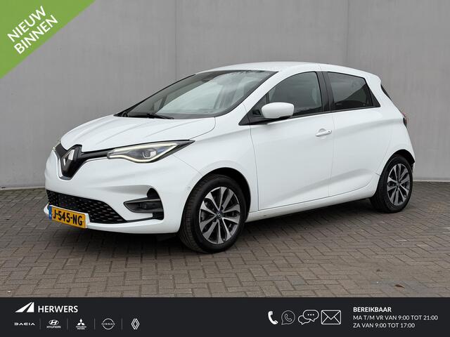 Renault ZOE R135 Intens 52 kWh / SOH 91 % / Koopaccu / 1e Eigenaar / CCS Snelladen / Camera / PDC / Navigatie / Stoelverwarming / Stuurwielverwarming / Dodehoek Detectie /