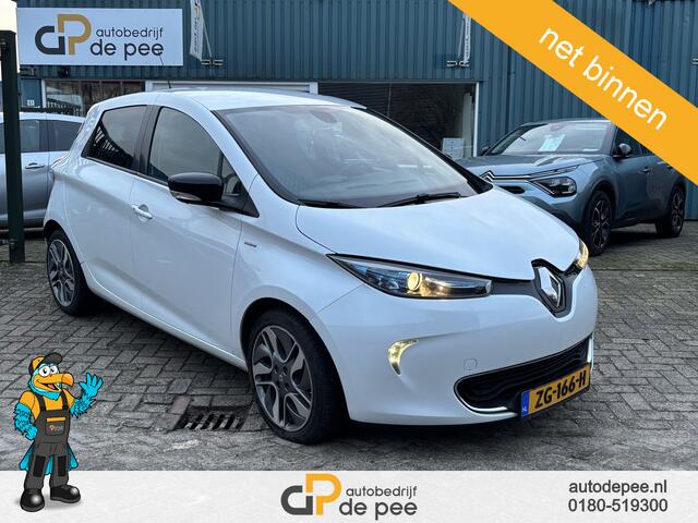 Renault ZOE R110 Limited 41 kWh GARANTIE/INCL.ACCU/CRUISE/STOELVERW./NAVI/CAMERA/LEDER/NAVI rijklaarprijs!