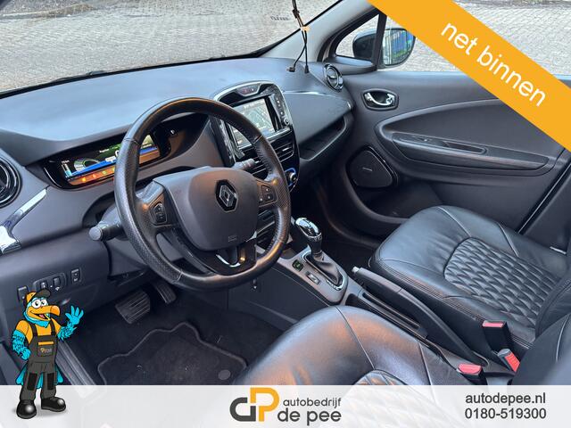 Renault ZOE R110 Limited 41 kWh GARANTIE/INCL.ACCU/CRUISE/STOELVERW./NAVI/CAMERA/LEDER/NAVI rijklaarprijs!