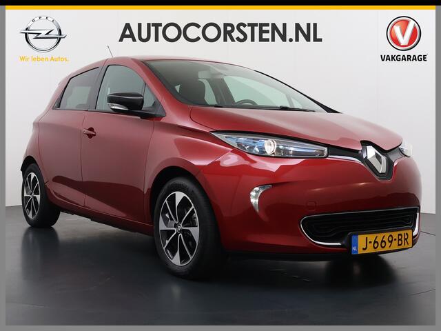 Renault ZOE R110 Limited 41kWh Huur Accu Navi Ecc Apple Carplay/Android Auto Cruise Control Pdc Lmv 16" Bluetooth Privacy Glas Keyless Led