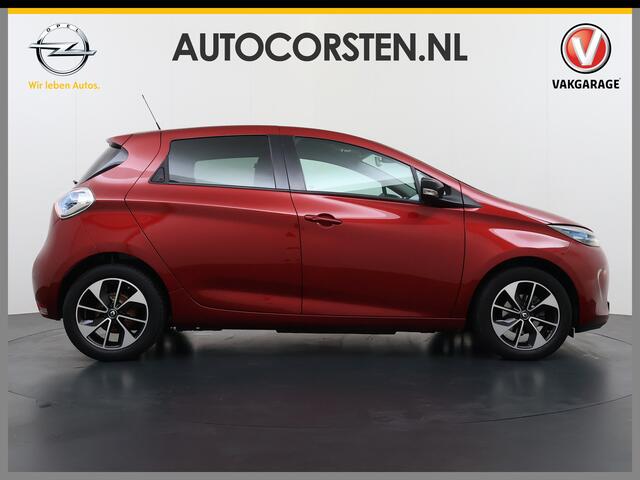 Renault ZOE Q90 Intens Quickcharge 41 kWh 3fase (ex Accu) Navi Camera MultiMedia 16"LM-v ECC Licht+Zicht-Pakket Cruise Control USB Digi-Dash Int.Voorwerwarming LED-v+a :Pack Parking ¤ 36.000,- nieuw ! SOH 86%
