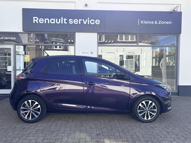 Renault ZOE R135 Intens 52 kWh | CCS Snelladen | Easylink navigatiescherm 9'3 inch | Dealeronderhouden | Prachtige kleur bleu violette | Koopbatterij | Inclusief batterij | Geen accuhuur |