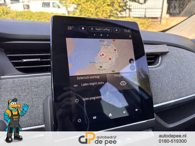 Renault ZOE R135 Intens 52 kWh GARANTIE/SOH 92%/HUURACCU/CRUISE/CLIMA/CARPLAY/PARKEERSENS. V+A/CAMERA/LICHTMETAAL rijklaarprijs!