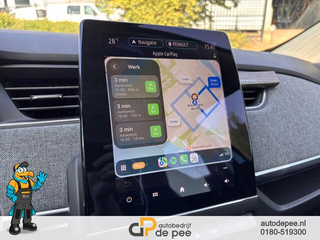 Renault ZOE R135 Intens 52 kWh incl. accu GARANTIE/SOH 92%/KOOPACCU/CRUISE/CLIMA/CARPLAY/PARKEERSENS. V+A/CAMERA/LICHTMETAAL rijklaarprijs!