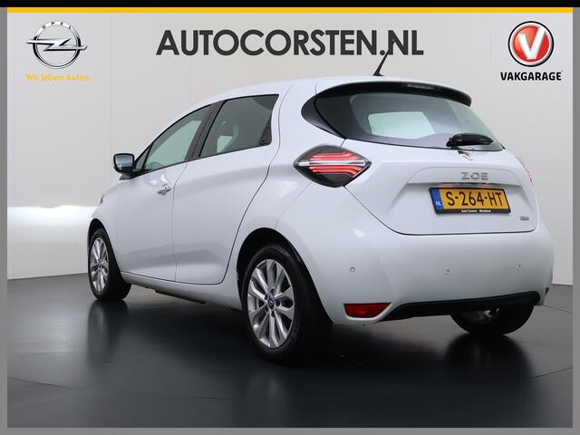 Renault ZOE 52kWh SOH 90% Incl. Accu Warmtepomp Stuur+Stoelverwarming Navi Keyless Apple Carplay/Android Auto Cruise Control Pdc R110 Life Regen-Lichtsensor Lane Assist Lmv 16" Led Isofix Facelift